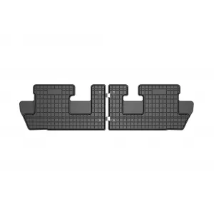 Frogum El Toro series specific rubber floor mats suitable for JAC JS8 Pro after 2024, 6 seats, 7 seats, for 3rd row seats, 2 pieces, black