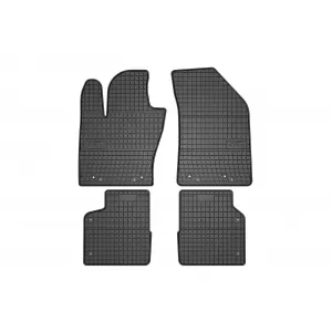 Frogum El Toro series specific rubber floor mats suitable for Jeep Compass PHEV 2016-2026 4 pieces, black