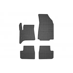 Frogum El Toro series specific rubber floor mats suitable for Fiat Grande Panda hatchback Hybrid after 2024, 4 pieces, black