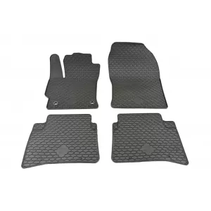 Custom-fit rubber mats suitable for Toyota Corolla sedan after 2019, 4 pieces, black-image-6345906