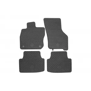 Custom-fit rubber mats suitable for Cupra Leon eHybrid, Seat Leon eTSI MHEV after 2020, 4 pieces, black