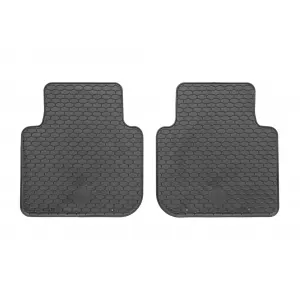 Custom-fit rubber mats by Gumarny Zubri suitable for Skoda Kodiaq mHEV PHEV after 2024, VW Tayron mHEV, PHEV after 2025, 4 pieces, black