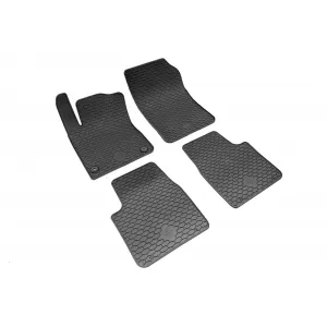 Custom-fit rubber mats suitable for Citroen C3 Aircross after 2024, Opel Frontera after 2025, 4 pieces, black