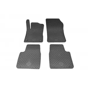 Custom-fit rubber mats suitable for Citroen C3 Aircross after 2024, Opel Frontera after 2025, 4 pieces, black
