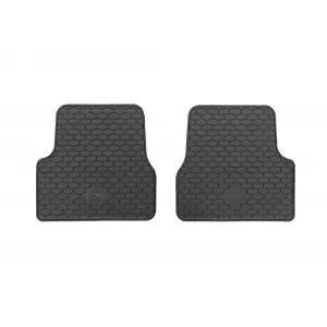 Custom-fit rubber mats by Gumarny Zubri suitable for DS 3 Crossback Hybrid, Opel Corsa Hybrid, Peugeot 208 Hybrid after 2019, Opel Mokka Hybrid after 2021, Lancia Ypsilon Hybrid after 2024, 4 pieces, 