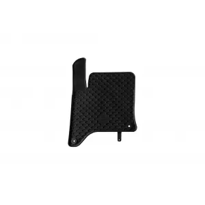 Custom-fit rubber mats by Gumarny Zubri suitable for Peugeot 2008 e-DCS6 Mild-Hybrid after 2019, Citroen C4 after 2021, C4X after 2023, 4 pieces, black