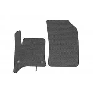 Custom-fit rubber mats suitable for Citroen C3 Hybrid, Fiat Grande Panda MHEV after 2024, 4 pieces, black