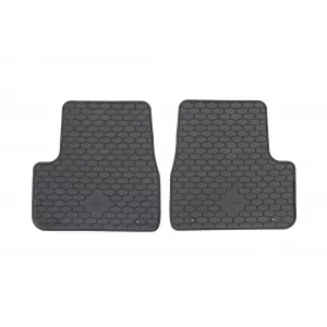 Custom-fit rubber mats suitable for Citroen C3 Hybrid, Fiat Grande Panda MHEV after 2024, 4 pieces, black