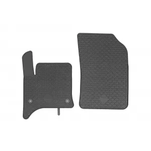 Custom-fit rubber mats suitable for Citroen C3 Aircross Hybrid after 2024, Opel Frontera MHEV after 2025, 4 pieces, black