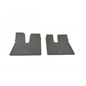 Custom-fit rubber mats suitable for MAN TGX after 2020, 2 pieces, black-image-6346109
