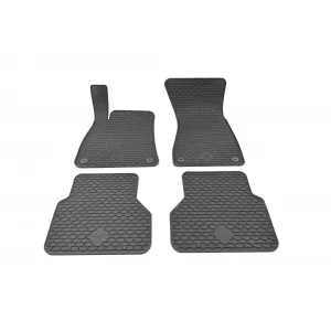Custom-fit rubber mats suitable for Audi A6 C9 after 2025, 4 pieces, black-image-6346151