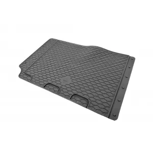Custom-fit rubber mats suitable for Ford Tourneo Custom after 2024, 3rd row seats, 2 pieces, black-image-6346205