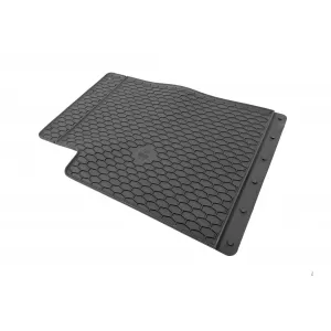Custom-fit rubber mats by Gumarny Zubri suitable for Ford Transit Custom, VW T7 Caravelle, Transporter T7 after 2024, 3rd row seats, 2 pieces, black