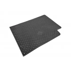Custom-fit rubber mats by Gumarny Zubri suitable for Ford Transit Custom, VW T7 Caravelle, Transporter T7 after 2024, 3rd row seats, 2 pieces, black