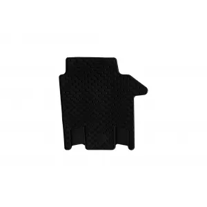 Custom-fit rubber mats suitable for VW T7 Multivan after 2021 2nd row seats, 2 pieces, black-image-6346259