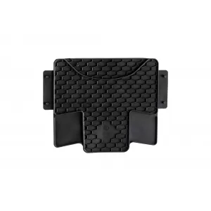 Custom-fit rubber mats suitable for VW T7 Multivan after 2021 3rd row seats, 2 pieces, black-image-6346272
