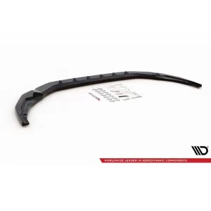 Maxton Design version 1 spoiler set suitable for side skirts, front, rear bumper and trunk of Audi A3 S-Line Sportback 8Y 2020-2024, Gloss Black-image-6346768