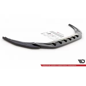 Maxton Design version 1 spoiler set suitable for side skirts, front, rear bumper and trunk of Audi A3 S-Line Sportback 8Y 2020-2024, Gloss Black-image-6346769