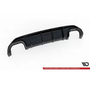 Maxton Design version 1 spoiler set suitable for side skirts, front, rear bumper and trunk of Audi A3 S-Line Sportback 8Y 2020-2024, Gloss Black-image-6346773