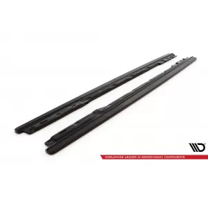 Maxton Design spoiler set suitable for side skirts, front, rear bumper and trunk of Audi A4 S-Line B9 2019-2024, Gloss Black-image-6346797