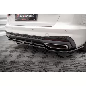 Maxton Design spoiler set suitable for side skirts, front, rear bumper and trunk of Audi A4 S-Line B9 2019-2024, Gloss Black-image-6346810