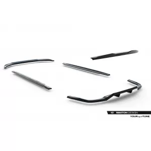Maxton Design spoiler set suitable for side skirts, front, rear bumper and trunk of Audi A5 Sportback F5 2019-2024, Gloss Black-image-6346815
