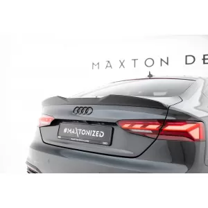 Maxton Design spoiler set suitable for side skirts, front, rear bumper and trunk of Audi A5 Sportback F5 2019-2024, Gloss Black-image-6346827