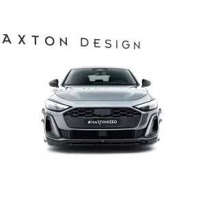 Maxton Design spoiler set suitable for side skirts, front, rear bumper and trunk of Audi A5 S-Line Sedan B10 after 2024, Gloss Black-image-6346838