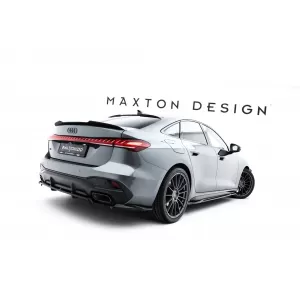 Maxton Design spoiler set suitable for side skirts, front, rear bumper and trunk of Audi A5 S-Line Sedan B10 after 2024, Gloss Black-image-6346844