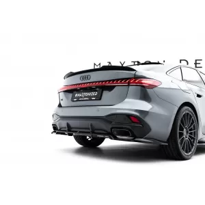 Maxton Design spoiler set suitable for side skirts, front, rear bumper and trunk of Audi A5 S-Line Sedan B10 after 2024, Gloss Black-image-6346847