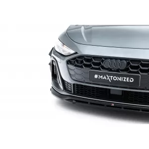 Maxton Design spoiler set suitable for side skirts, front, rear bumper and trunk of Audi A5 S-Line Sedan B10 after 2024, Gloss Black-image-6346851