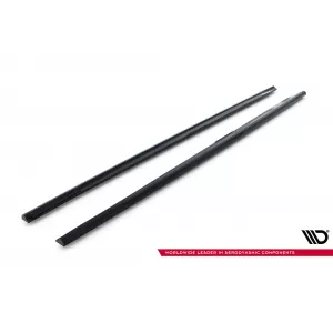 Maxton Design spoiler set suitable for side skirts, front, rear bumper and trunk of Audi A6 S-line Avant C7 2011-2014, Gloss Black-image-6346855