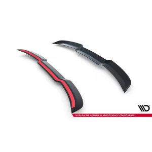 Maxton Design spoiler set suitable for side skirts, front, rear bumper and trunk of Audi A6 S-line Avant C7 2011-2014, Gloss Black-image-6346863