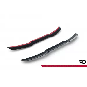 Maxton Design spoiler set suitable for side skirts, front, rear bumper and trunk of Audi A6 S-line Avant C7 2011-2014, Gloss Black-image-6346864