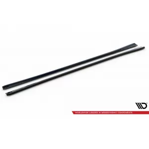 Maxton Design spoiler set suitable for side skirts, front, rear bumper and trunk of Audi A6 Sedan C8 2018-2023, Gloss Black-image-6346881