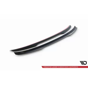 Maxton Design spoiler set suitable for side skirts, front, rear bumper and trunk of Audi A6 Sedan C8 2018-2023, Gloss Black-image-6346886