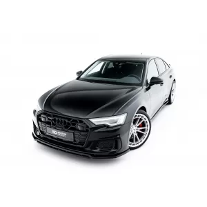 Maxton Design spoiler set suitable for side skirts, front, rear bumper and trunk of Audi A6 S-Line/S6 Sedan C8 2018-2023, Gloss Black-image-6346904