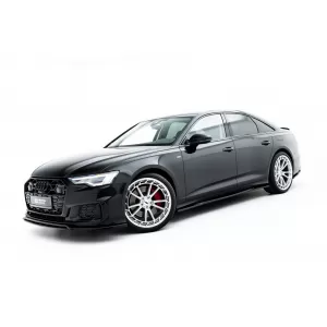 Maxton Design spoiler set suitable for side skirts, front, rear bumper and trunk of Audi A6 S-Line/S6 Sedan C8 2018-2023, Gloss Black-image-6346907