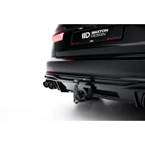Maxton Design spoiler set suitable for side skirts, front, rear bumper and trunk of Audi A6 S-Line/S6 Sedan C8 2018-2023, Gloss Black-image-6346916