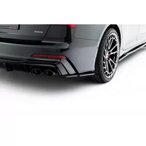 Maxton Design spoiler set suitable for side skirts, front, rear bumper and trunk of Audi A6 S-Line/S6 Sedan C8 2018-2023, Gloss Black-image-6346917