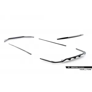 Maxton Design spoiler set suitable for side skirts, front, rear bumper and trunk of Audi A8 S-Line D5 2017-2021, Gloss Black-image-6346940