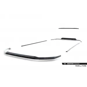 Maxton Design spoiler set suitable for side skirts, front, rear bumper and trunk of Audi A8 S-Line D5 2017-2021, Gloss Black-image-6346941