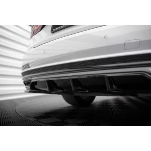 Maxton Design spoiler set suitable for side skirts, front, rear bumper and trunk of Audi A8 S-Line D5 2017-2021, Gloss Black-image-6346951