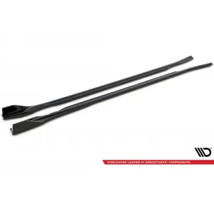 Maxton Design spoiler set suitable for side skirts, front, rear bumper and trunk of Audi e-Tron GT/RS GT after 2021, Gloss Black-image-6346957
