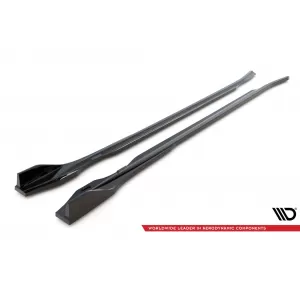 Maxton Design spoiler set suitable for side skirts, front, rear bumper and trunk of Audi e-Tron GT/RS GT after 2021, Gloss Black-image-6346958