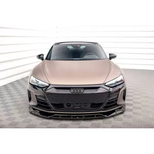 Maxton Design spoiler set suitable for side skirts, front, rear bumper and trunk of Audi e-Tron GT/RS GT after 2021, Gloss Black-image-6346966