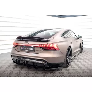 Maxton Design spoiler set suitable for side skirts, front, rear bumper and trunk of Audi e-Tron GT/RS GT after 2021, Gloss Black-image-6346968