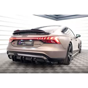 Maxton Design spoiler set suitable for side skirts, front, rear bumper and trunk of Audi e-Tron GT/RS GT after 2021, Gloss Black-image-6346969
