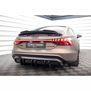 Maxton Design spoiler set suitable for side skirts, front, rear bumper and trunk of Audi e-Tron GT/RS GT after 2021, Gloss Black-image-6346970