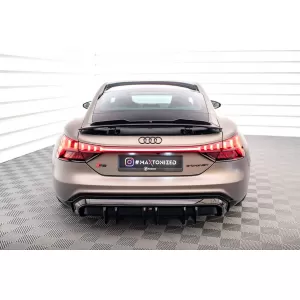 Maxton Design spoiler set suitable for side skirts, front, rear bumper and trunk of Audi e-Tron GT/RS GT after 2021, Gloss Black-image-6346972